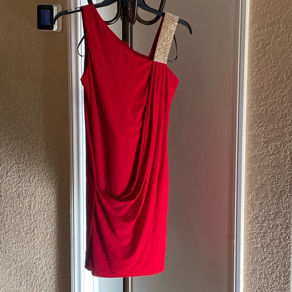 Red dress